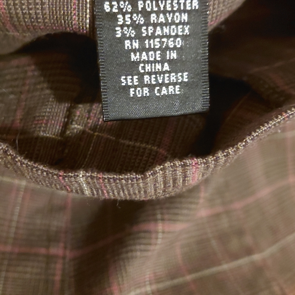 Vintage Plaid A-Line Skirt Grandmacore - Picture 6 of 14
